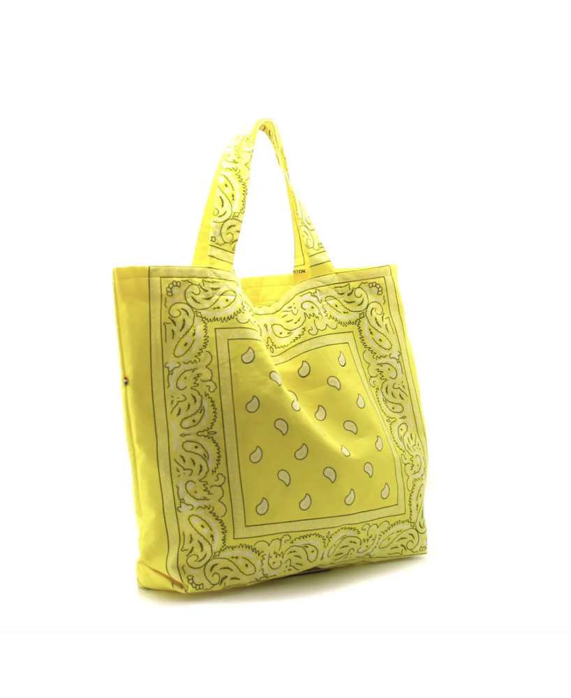 Sac cabas bandana jaune