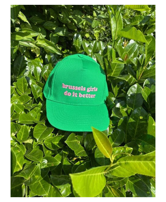Casquette brussels girls do it better vert vif