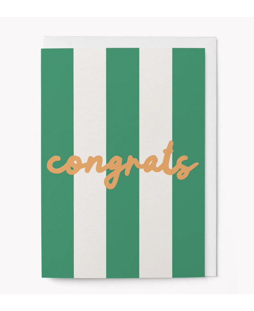 Carte Congrats lignes