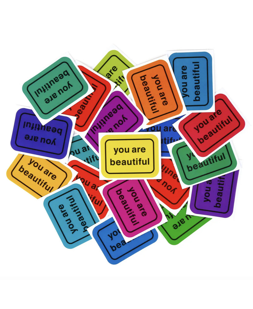 Set 20 stickers You are beautiful multicolores