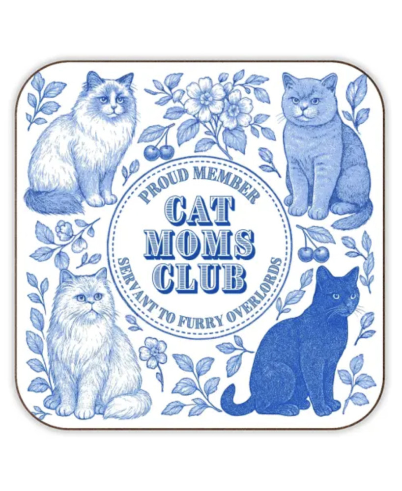 Sous-verre Cat Moms Club