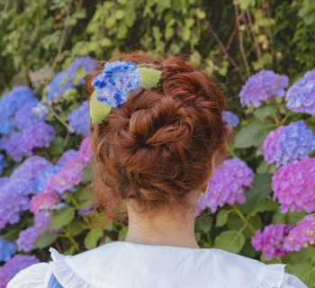 Pince à cheveux Coucou Suzette Hortensia