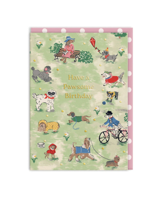 Carte Have a pawsome birthday