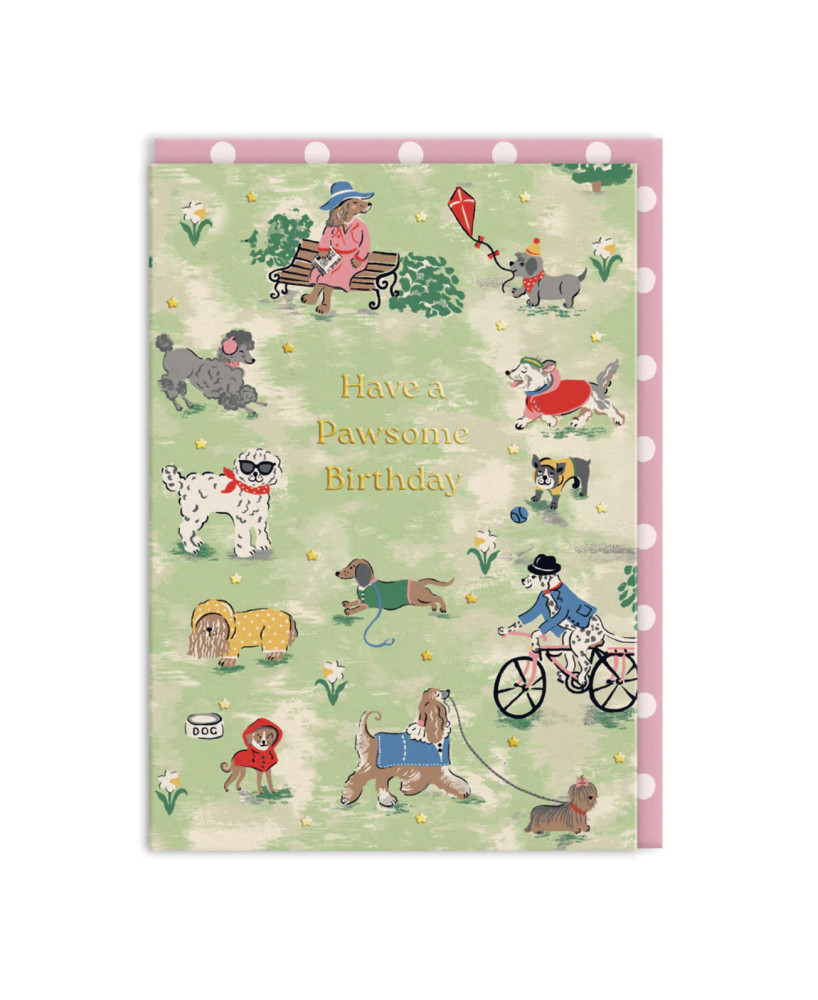 Carte Have a pawsome birthday