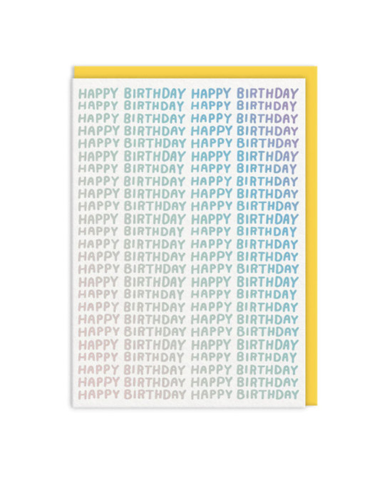 Carte On repeat Happy Birthday