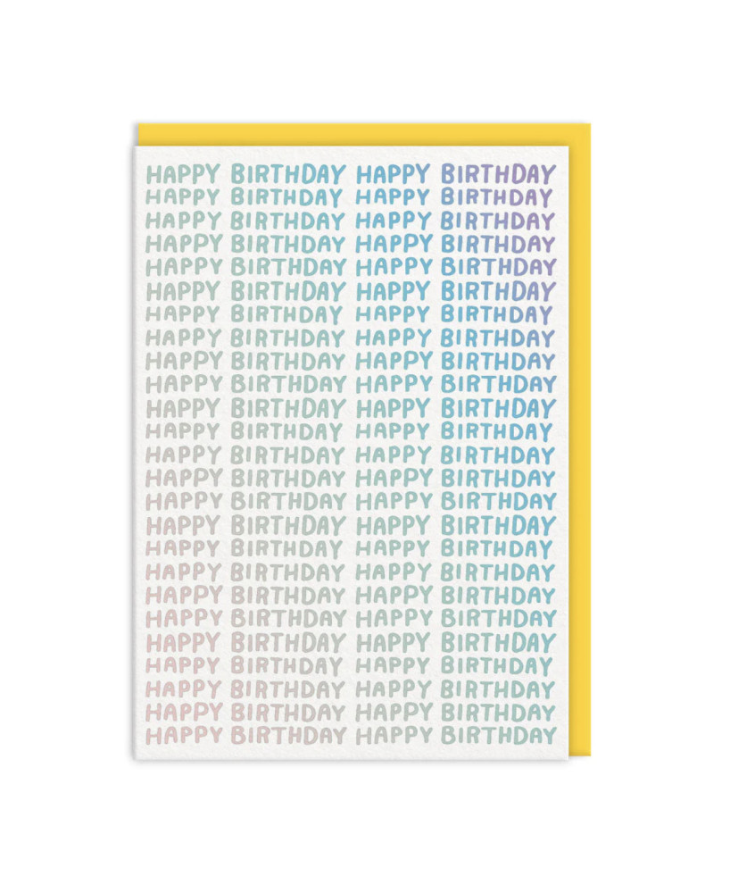 Carte On repeat Happy Birthday
