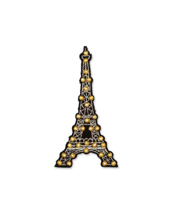 Broche brodée Tour Effets Macon et Lesquoy