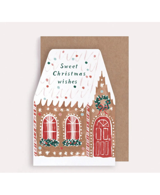 Carte Christmas Gingerbread house