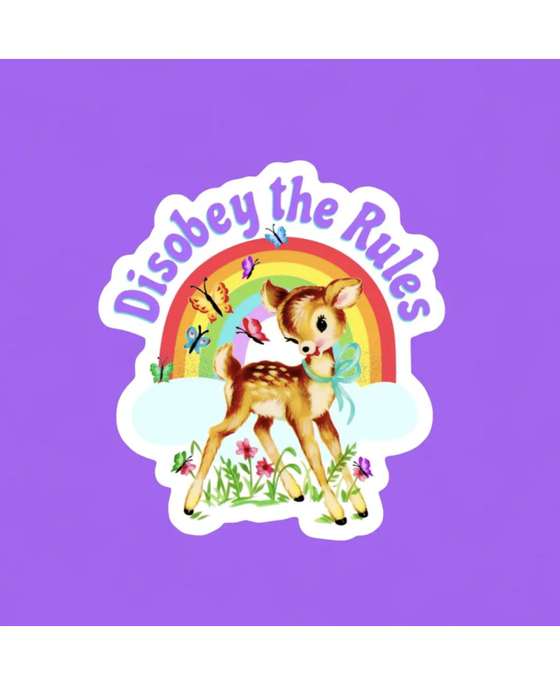 Sticker Disobey the rules