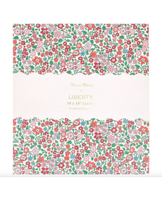 Boîte cadeaux 10 bougies Meri Meri x Liberty