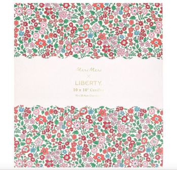 Boîte cadeaux 10 bougies Meri Meri x Liberty