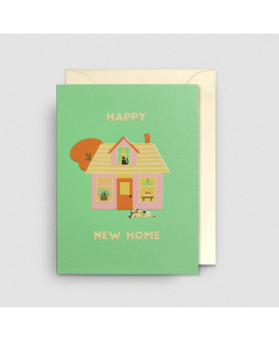 Petite carte Happy New Home