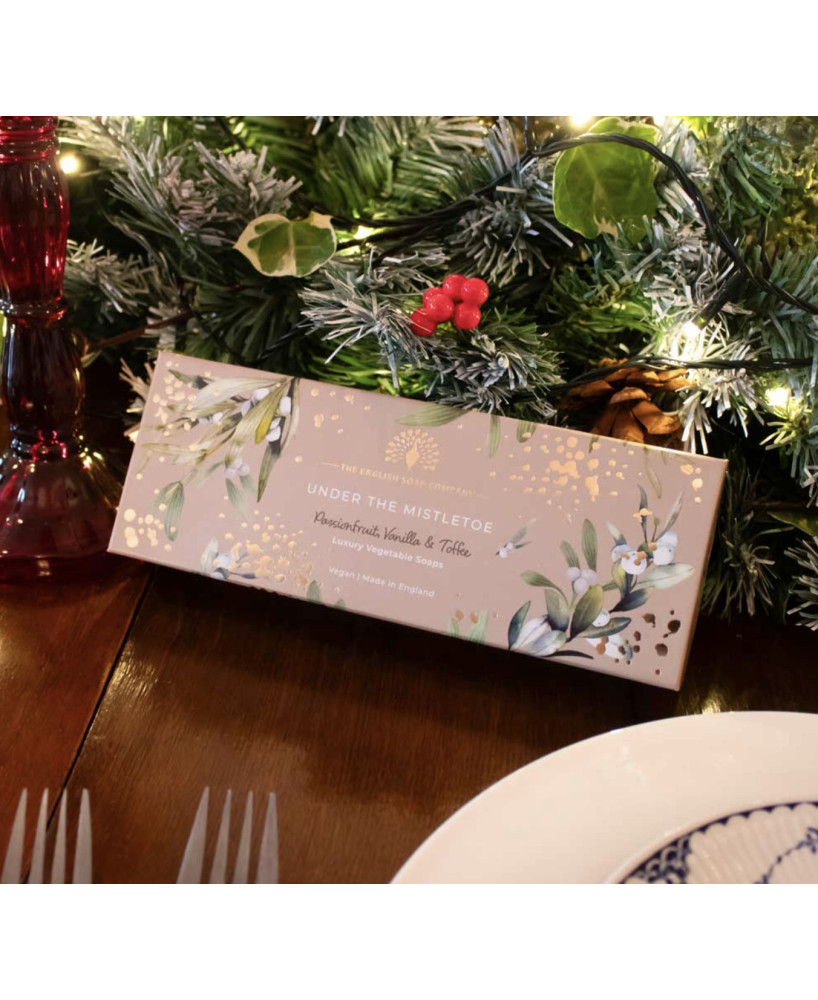 Coffret de 3 savons Under the mistletoe