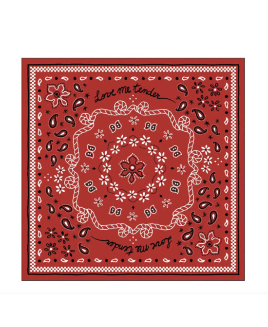 Serviettes Bandana rouges