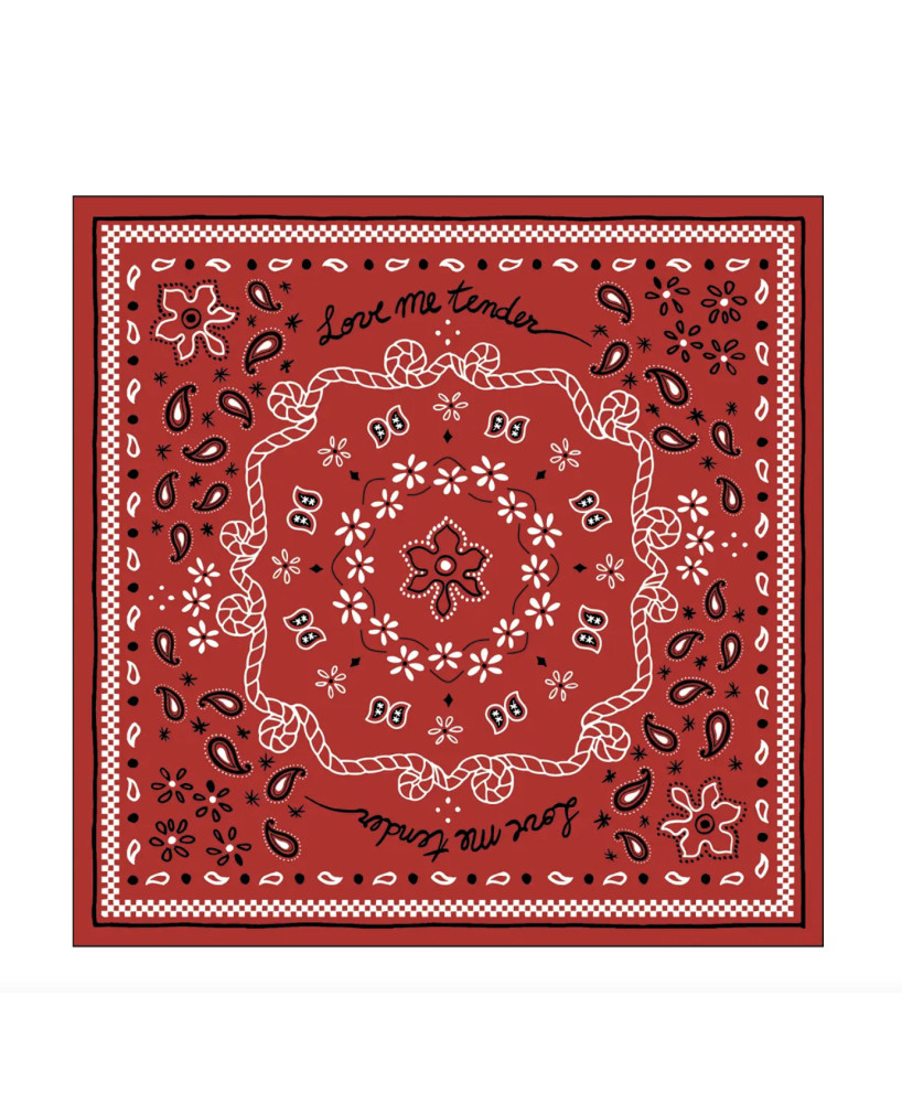 Serviettes Bandana rouges
