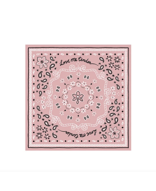 Serviettes Bandana rose pâle