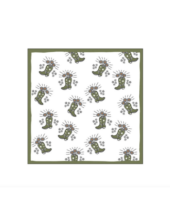 Serviettes Cowboy boots