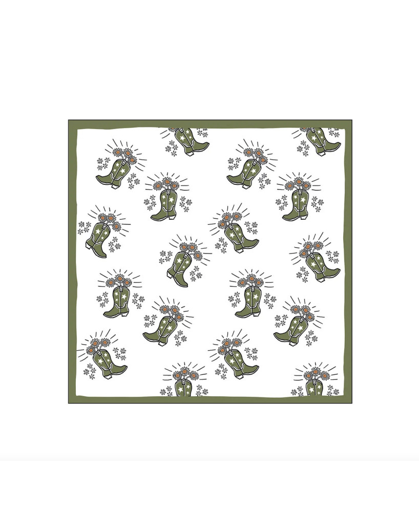 Serviettes Cowboy boots