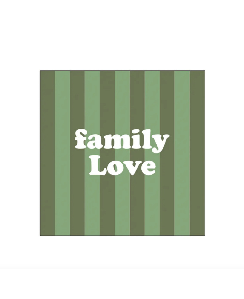 Serviettes Family love
