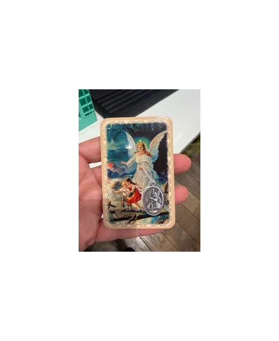 Carte médaille Ange