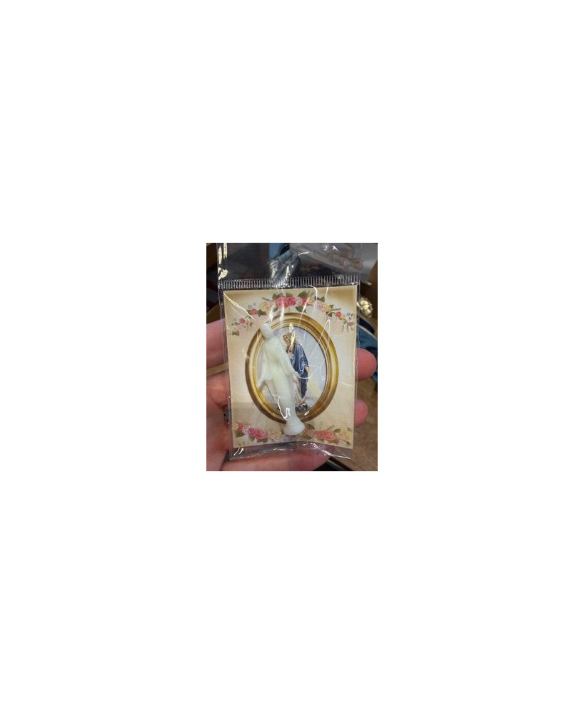 Mini Vierge phosphorescente sur carton