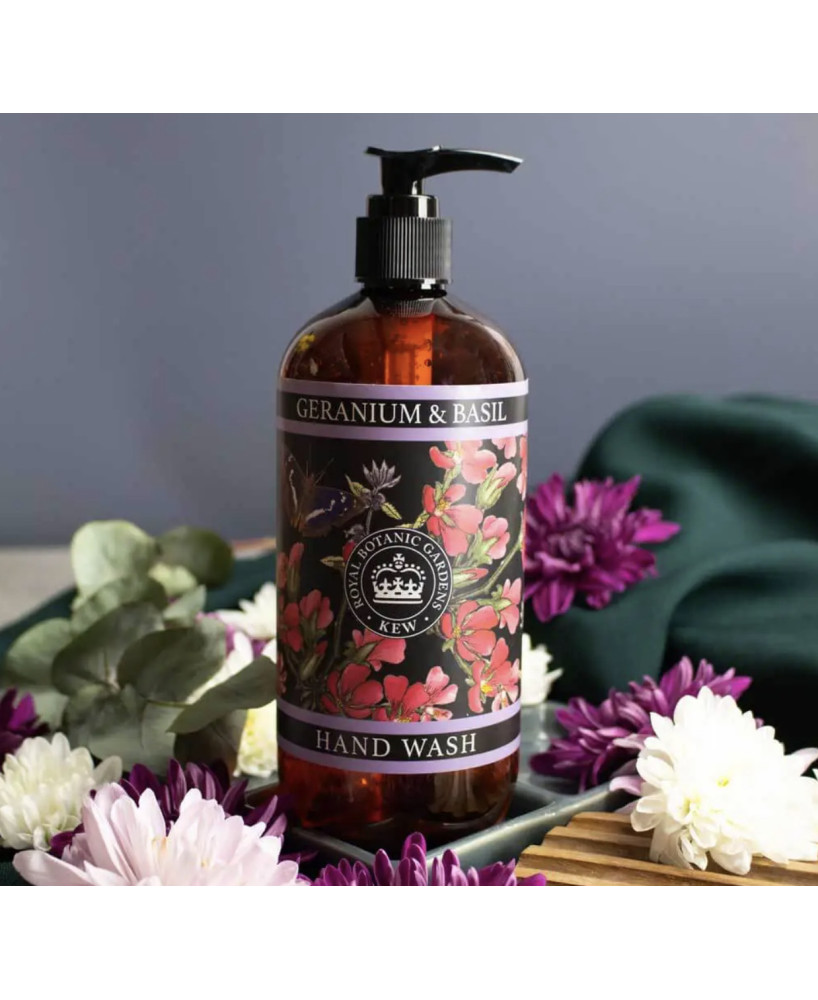 Savon liquide Kew Garden Geranium et Basilique