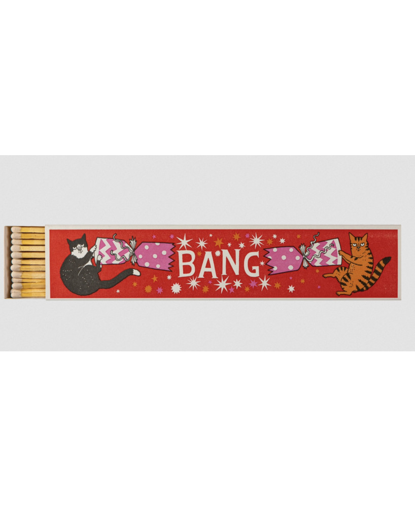 Boîte d'allumettes longues Chats crackers