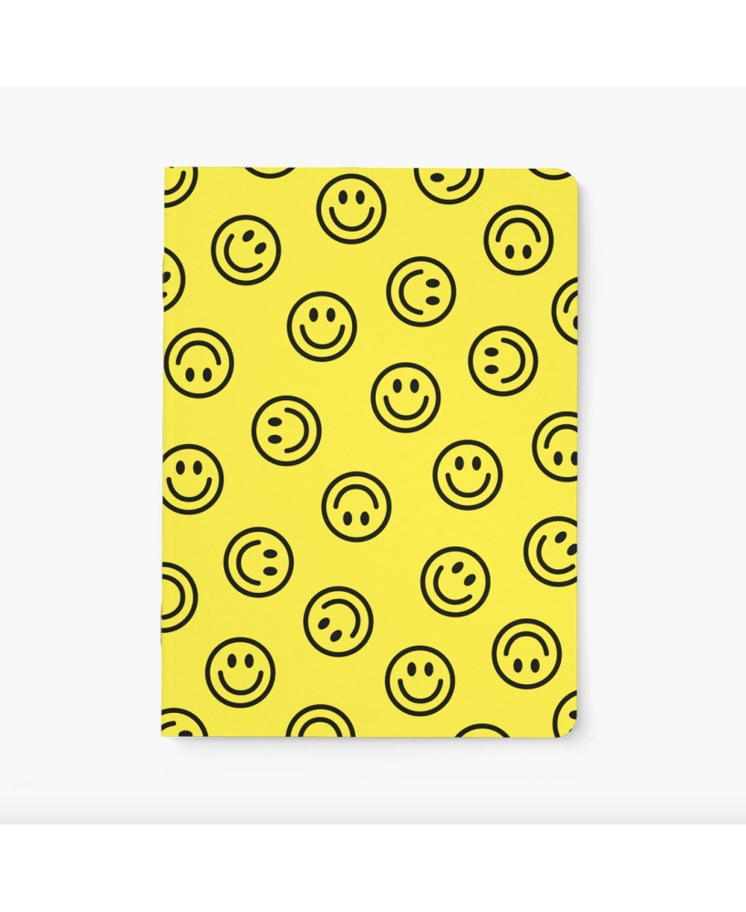 Carnet jaune Smileys
