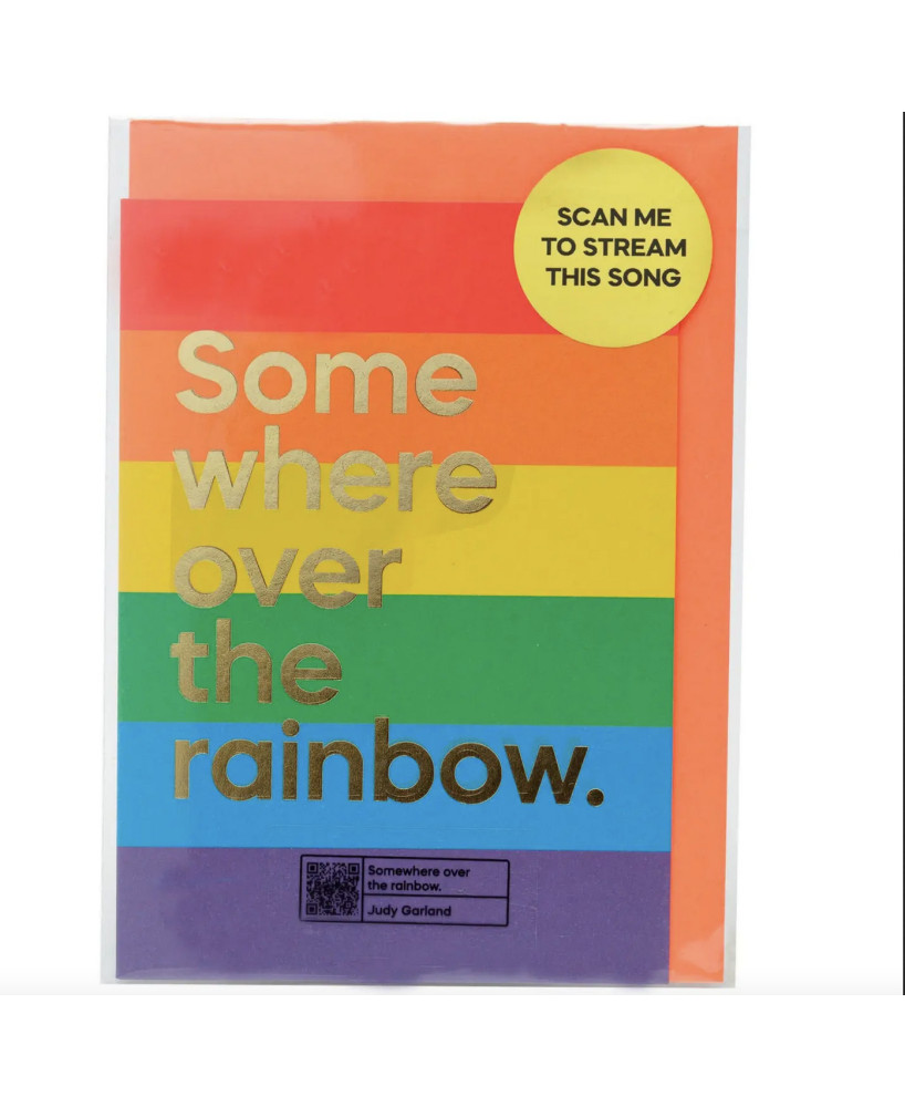 Carte musicale Somewhere over the rainbow
