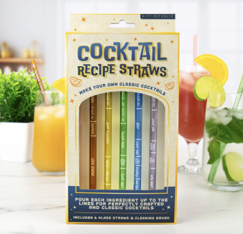 Set 5 pailles cocktails