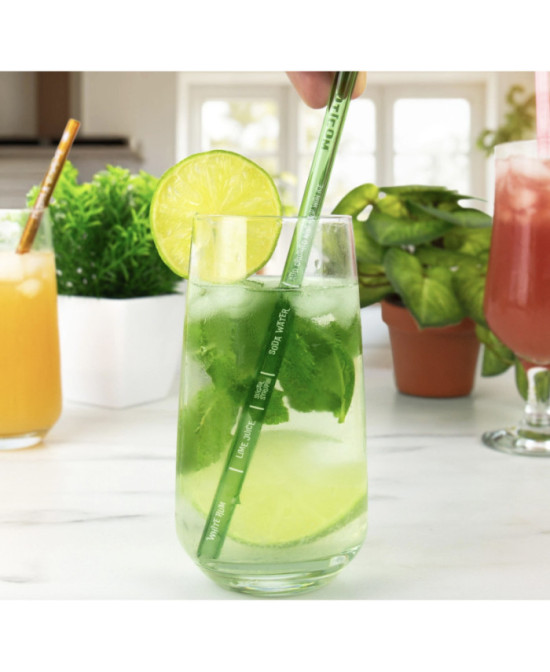 Set 5 pailles cocktails