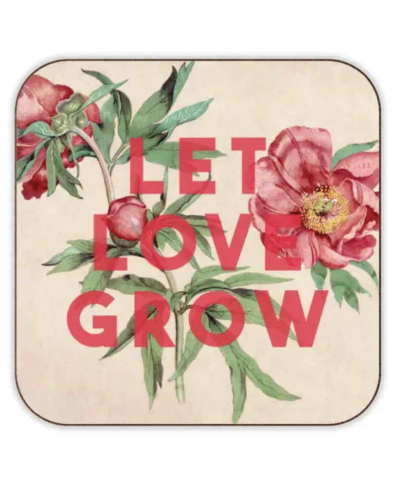 Sous-verre Let love grow
