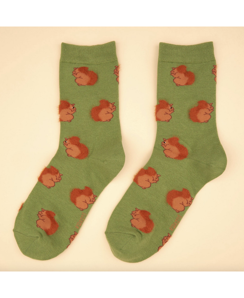 Chaussettes Coucou Suzette Ecureuil