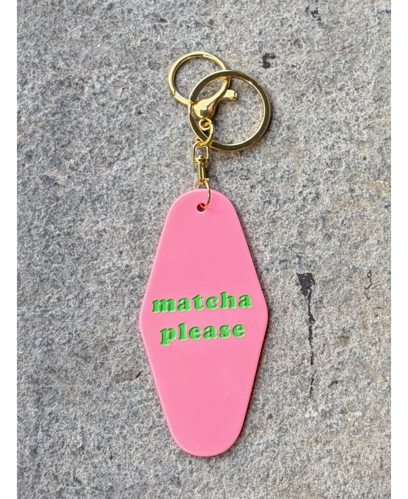 Porte-clés Matcha please