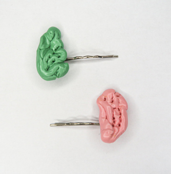 Barrette Chewing gum vert