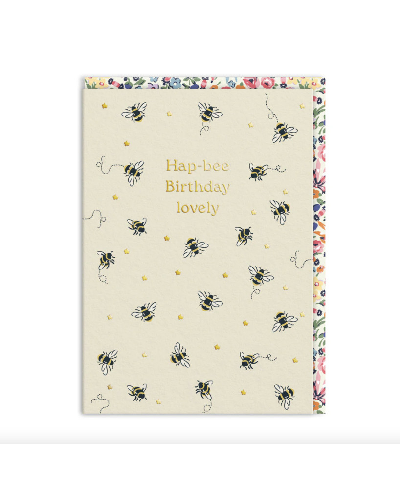 Carte Hap bee birthday lovely