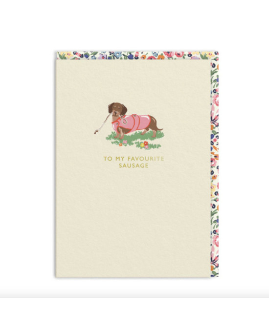 Carte To my favorite sausage