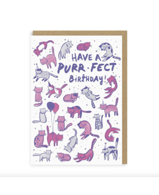 Carte Have a purr-fect birthday