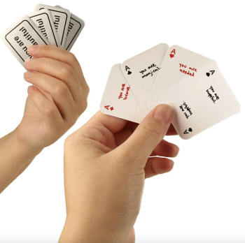 Mini jeu de cartes You are beautiful
