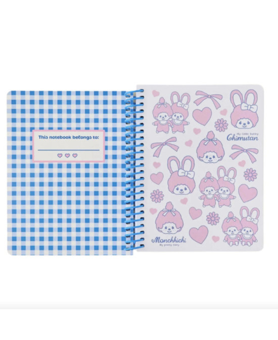Carnet à spirales Monchhichi et Chimutan