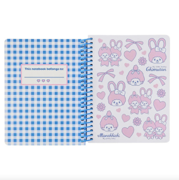 Carnet à spirales Monchhichi et Chimutan