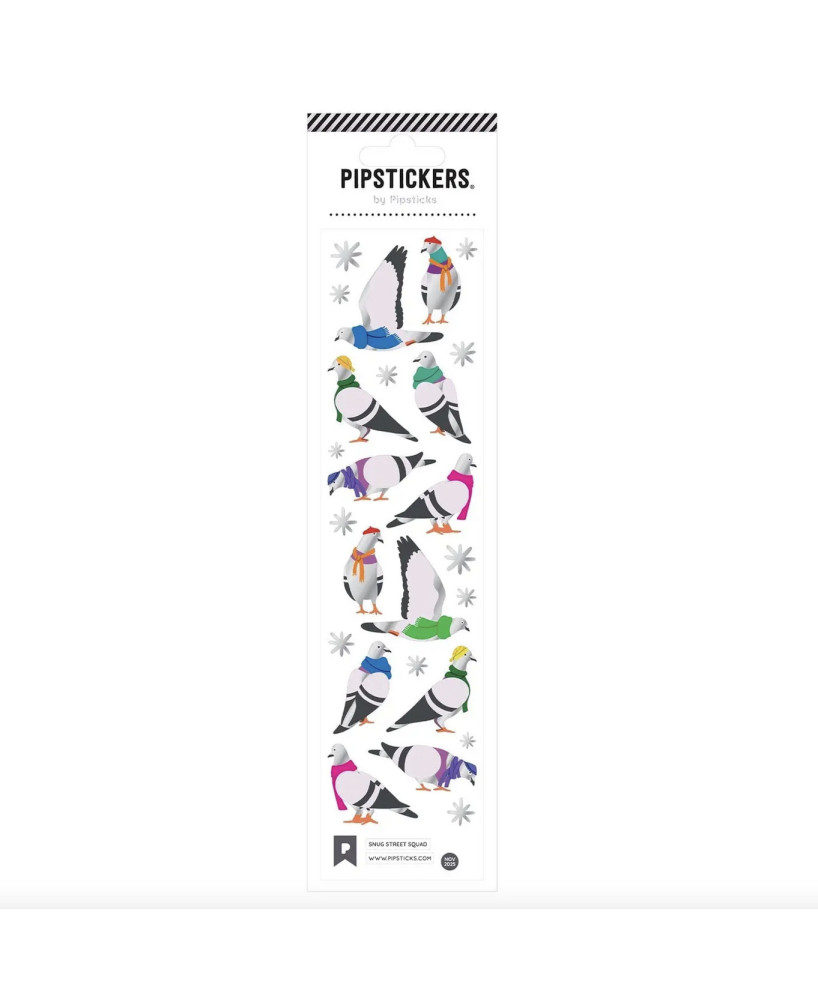 Planche de stickers Pigeons