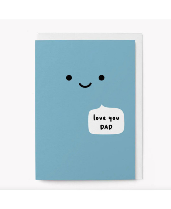 Carte Bulle love you dad