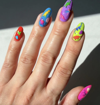 Stickers d'ongles Dinosaures