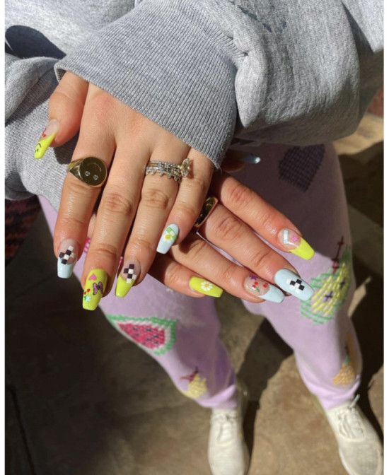 Stickers d'ongles Daisys & Smileys