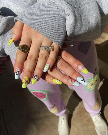 Stickers d'ongles Daisys & Smileys