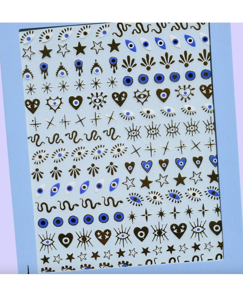 Stickers d'ongles Yeux