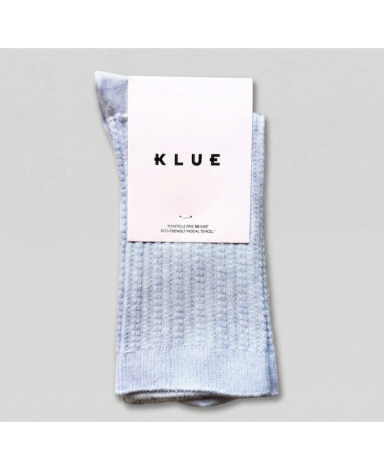 Chaussettes Klue Pointelle Sky blue