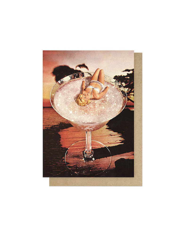 Carte Margarita glitter