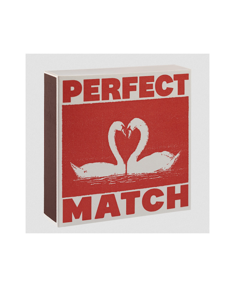 Boîte carrée d'allumettes Perfect match